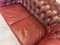 Vintage Leather Sofa in Oxblood Color, Image 10