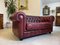 Vintage Leather Sofa in Oxblood Color 1