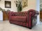 Vintage Leather Sofa in Oxblood Color 14