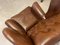 Vintage Brown Leather Armchair 11