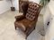 Vintage Brown Leather Armchair, Image 2