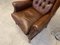 Vintage Brown Leather Armchair 8