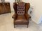 Vintage Brown Leather Armchair 4