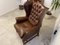 Vintage Brown Leather Armchair, Image 7