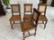 Vintage Brown Wooden Dining Chair 3