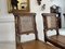 Brauner Vintage Esszimmerstuhl aus Holz 5