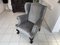 Vintage Fireside Grey Armchair 6