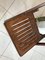 Brown Pine Folding Chairs, Set of 4 4