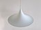 White Semi Pendant Lamp by Bonderup & Torsten Thorup for F&M 3