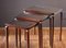Mesas superpuestas de madera de nogal de Osvaldo Borsani para Atelier Borsani Varedo, años 50. Juego de 3, Imagen 4