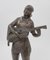 Art Deco Skulptur einer Gitarre spielenden Dame, 1920er 6