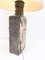Lámpara de mesa grande con pie de cerámica de Scheurich, años 70, Imagen 2