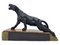 A. Notari, Art Deco Panther, 1930s, Spelter on Marble Base 1