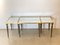 Tables en Laiton, 1960s, Set de 3 4