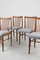 Nussholz Stühle von Tatra Nabytok, 1960er, 4er Set 2