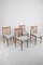 Nussholz Stühle von Tatra Nabytok, 1960er, 4er Set 3