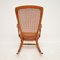 Antique French Bentwood & Cane Rocking Chair, 1920s 6