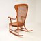 Antique French Bentwood & Cane Rocking Chair, 1920s 5