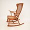 Antique French Bentwood & Cane Rocking Chair, 1920s 3