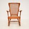 Antique French Bentwood & Cane Rocking Chair, 1920s 4