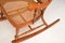 Antique French Bentwood & Cane Rocking Chair, 1920s 10