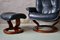 Vintage Norwegian Lounge Chair & Ottoman from Ekornes, 1980s, Set of 2 6