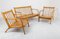 Sofa und Sessel von Ib Kofod-Larsen, 1950er, 3er Set 4