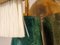 Smaragdgrünes Leder Reinigungsset von Aldo Tura, 1960er, 3er Set 5