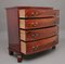 Early 19th Century Flame Mahogany and Inlaid Bowfront Chest of Drawers, 1830s 8