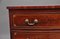 Early 19th Century Flame Mahogany and Inlaid Bowfront Chest of Drawers, 1830s 4