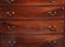 Early 19th Century Flame Mahogany and Inlaid Bowfront Chest of Drawers, 1830s 3
