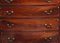 Early 19th Century Flame Mahogany and Inlaid Bowfront Chest of Drawers, 1830s, Image 3