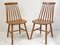 Chaises Scandinaves en Bouleau dans le style d'Ilmari Tapiovaara, 1960s, Set de 4 3