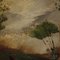 Italian Artist, Landscape, 1960, Oil on Masonite, Framed, Image 4