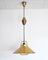 Lámpara colgante de latón de Frits Schlegel para Lyfa, Dinamarca, años 60, Imagen 2