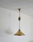 Lámpara colgante de latón de Frits Schlegel para Lyfa, Dinamarca, años 60, Imagen 8