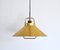 Lámpara colgante de latón de Frits Schlegel para Lyfa, Dinamarca, años 60, Imagen 3