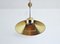 Lámpara colgante de latón de Frits Schlegel para Lyfa, Dinamarca, años 60, Imagen 7
