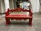 Venetian Red Wooden Bench, Image 1