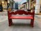 Venetian Red Wooden Bench 5