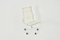 Silla de escritorio blanca de Charles & Ray Eames para ICF / Herman Miller, años 70, Imagen 3