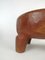 Grande Table Basse Tribal Africaine en Bois Sculpté avec Pieds 3