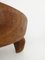 Grande Table Basse Tribal Africaine en Bois Sculpté avec Pieds 13