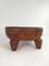 Large Tribal African Coffe Table in Carved Wood with Legs 19