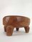 Large Tribal African Coffe Table in Carved Wood with Legs 8