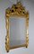 Specchio rettangolare Luigi XVI in legno dorato, Immagine 3