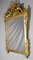Specchio rettangolare Luigi XVI in legno dorato, Immagine 4