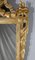 Rechteckiger Louis XVI Spiegel aus Vergoldetem Holz 7