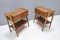 Vintage Beech Nightstands in the style of Ico Parisi, Italy, 1950s, Set of 2 5