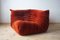 Amber Corduroy Togo Corner Chair by Michel Ducaroy for Ligne Roset, Image 1